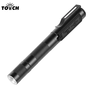 Luz De Alumínio Portátil De Liga Forte Caneta LED mini Lanterna Com zoom De Carga USB Para Exterior