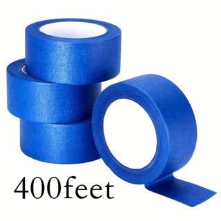 100 Pés * 1 Pol/30 Metros * 2,5 Cm Fita Adesiva De Pintores Azuis De 2 Polegadas De Largura , Mascaramento Azul Original A Granel