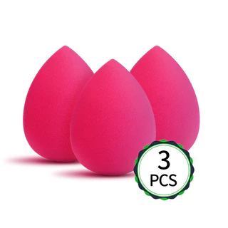 3PCS Maquiagem Esponja Cosmética Profissional Puff For Foundation Concealer Cream Beauty