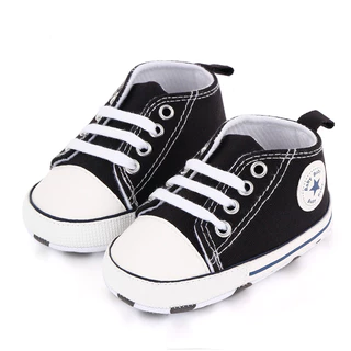 Sapatos infantis casuais antiderrapantes com sola macia para bebês de 0 a 1 ano