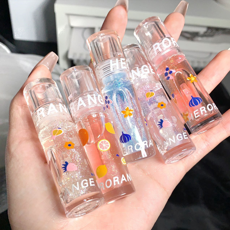 Bobo Brilho Labial Hidratante Óleo Labial Transparente Óleo Labial Transparente Água Brilho Labial Espelho Vidro Brilho Labial Óleo Labial Bálsamo Labial