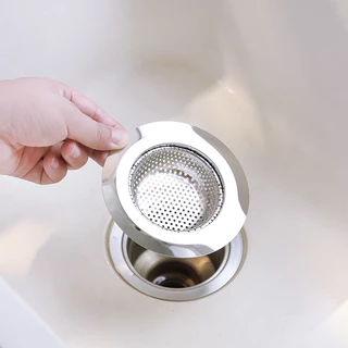 H14 3PCS Filtros De Pia De Cozinha , Filtro De Drenagem Aço Inoxidável De 4,5 Polegadas Alimentos Para