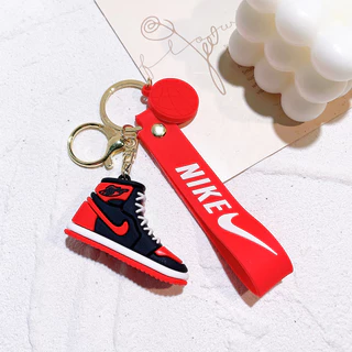 Desenho animado transfronteiriço aj Nike Shoes Shoe Modelo Chaveiro de Chaveiro Casal Doll Tridimensional Car Pendant Exquisite Pendant Wholesale