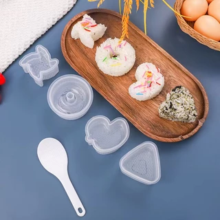 Cozinha Criativa Molde De Desenho Animado Transparente Bola De Arroz sushi Algas Marinhas Suplemento Alimentar Infantil bento