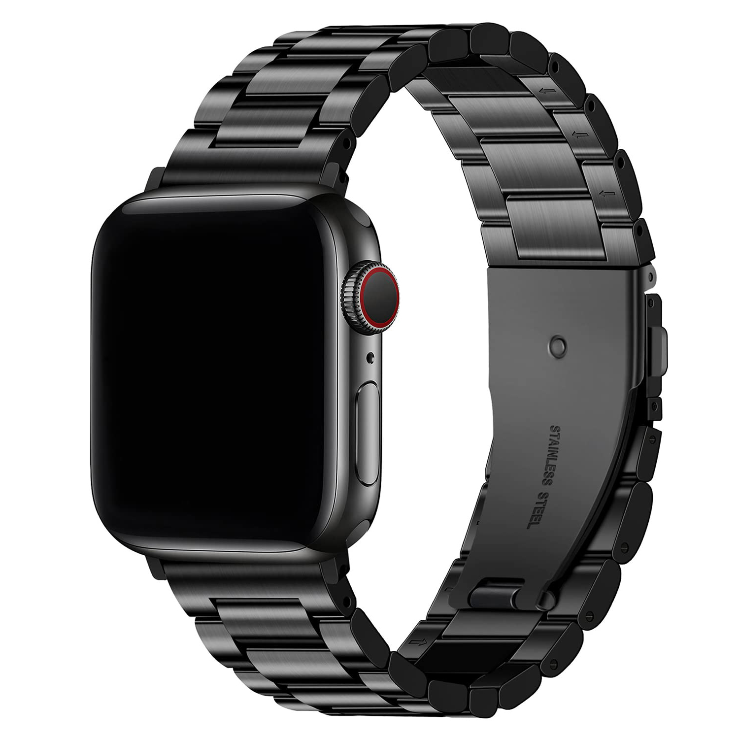 Relógio Universal AppleWatch2 /4 /6 /8 Geração Avançado de Três Cintas Metálicas Adequadas para AppleWatch2 /6/8 Generation