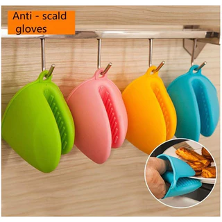 Clip de Cozinha Anti-calcário Clip de Cozinha Silicone Espessado Assar Luvas de Isolamento Térmico de Microondas Resistentes a Alta Temperatura