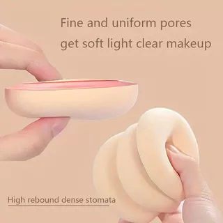 GECOMO Grande Puff Em Pó Molhado E Água Seca Forma De Esponja Almofada De Ar