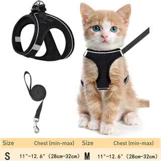 Colete Ajustável Refletivo para Gatos e Cachorros à Prova de Fuga, Ao Ar Livre