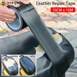1Rolls Fita De Reparo De Couro , Patch De Primeiros Socorros Preto PU Auto-Adesivo Forte À Prova D'água Sofás Handba