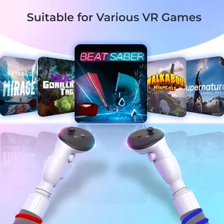 Adequado Para Meta Quest3 VR Óculos Jogo De Extensão De Haste Do Controlador De lightsaber Ritmo Master Golf Expansão De Barcos Acessórios De Esponja