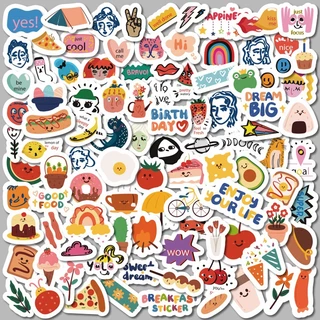 999pcs Adesivos Engraçados Para Notebook Scribble Garrafas De Água Washi Scrapbooking Suprimentos Escolares Artesanato À Prova D'água Papelaria