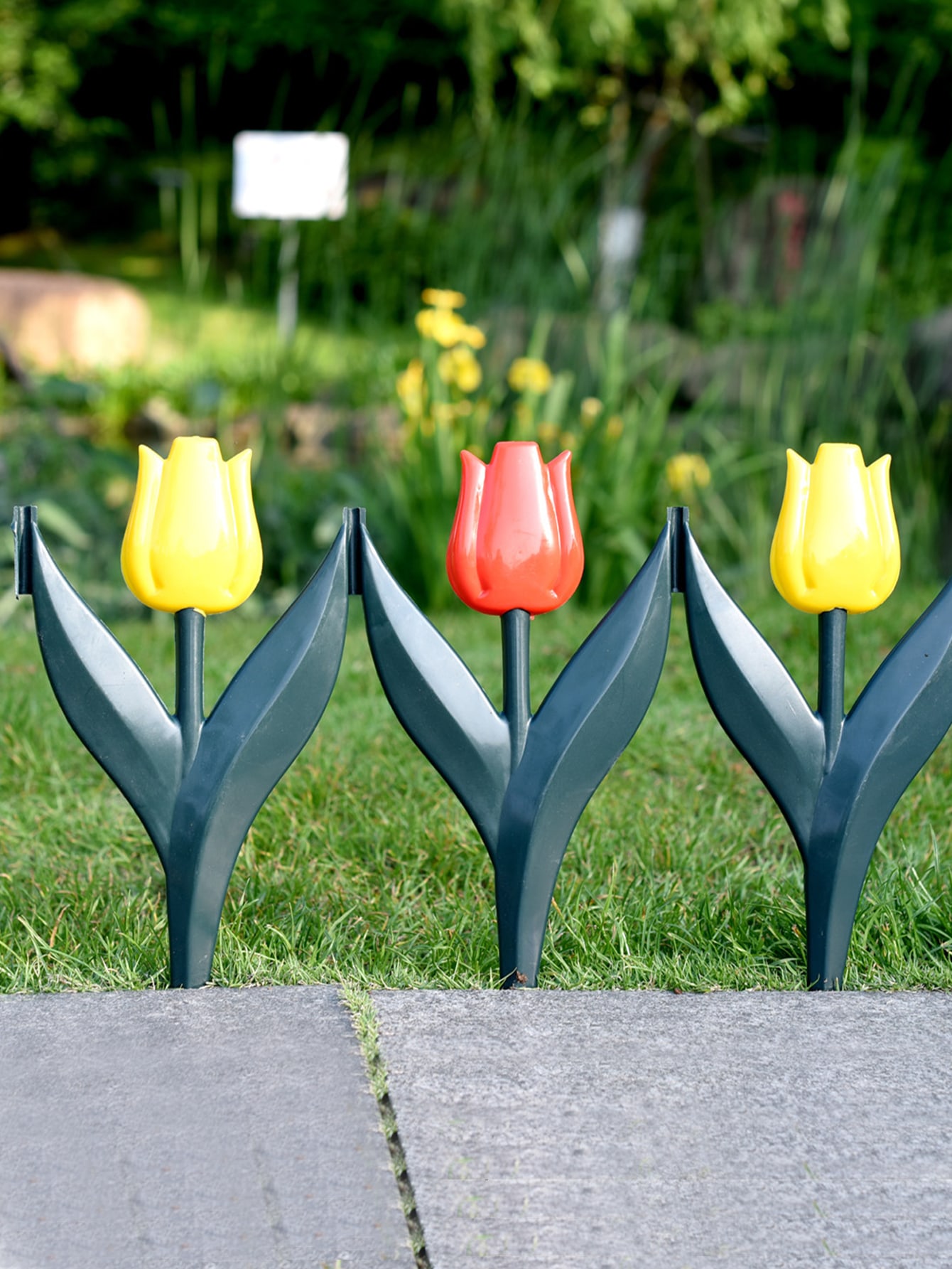 plug De Terra Conectável De 1 Peça De Tulipa , Decoração De Pátio De Jardinagem