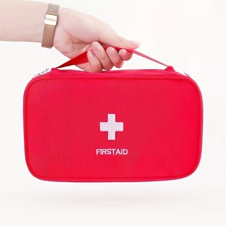 Bolsa de medicamentos Moda Viagem Moda Viagem Portátil Kit de Emergência Portátil Classificação de Emergência Classificação de Emergência Doméstica Bolsa de medicamentos protetora Tamanho grande