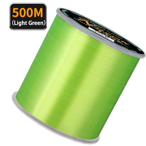 Rei Peixe 1 Peça 500m Corda De Nylon Verde Claro 2,45kg 15,6kg Monofilamento De Pesca Marítima