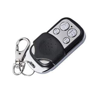 Transmissor de controle remoto com botões metálicos ABCD /Lock Desbloqueio 4 Botões 433MHz Universal 4 Botões Controle remoto da porta da garagem