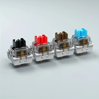 1110pcs , 3 Pinos Interruptor De Teclado Mecânico Linear Táctil Silencioso , Lubrificação Manual , Personalizado , Mola Estendida De 22mm , Folha De Cobre De 0,4mm De Espessura