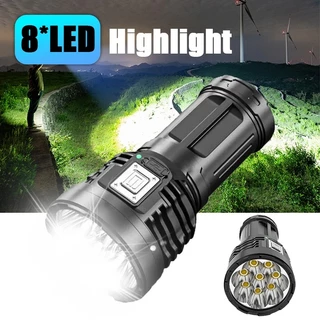 Lanterna De Led Portátil USB Recarregável À Prova D'água Mão COB Lâmpada De Trabalho Para Campismo Ao Ar Livre Caminhada