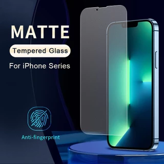 [3 Unidades] Vidro Temperado Fosco Para iPhone 16 15 14 13 12 11 Pro X XR XS Max 8 7 6 6s Plus SE 2020 Protetor De Tela