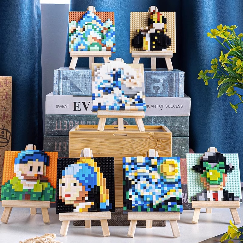 Série De Pintura A Óleo Retrô Presentes De Brinquedo Para Crianças