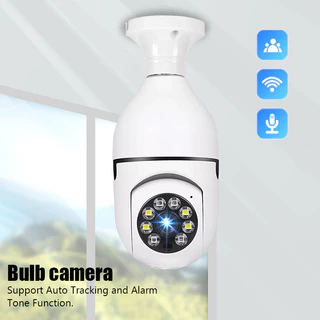Bulb Camera Cloud Ant 2.4G Suporta Rastreamento Automático E Som De Alarme 200W Lente De Alta Definição Com 360 ° Sem Ângulos Mortos