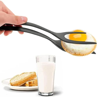 Multifuncionais 2 Em 1 Tenazes De Espátula Para Bife De Ovo De Cozinha Fritas De Presunto Sem Bastão Novela Acessórios