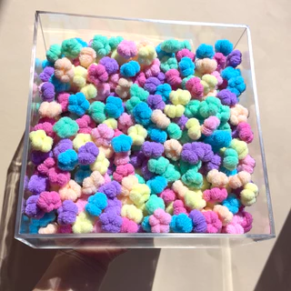 50/100 pçs novas crianças elástico corte flor faixas de cabelo meninas doces scrunchie banda para crianças laços de cabelo bandana acessórios de cabelo do bebê