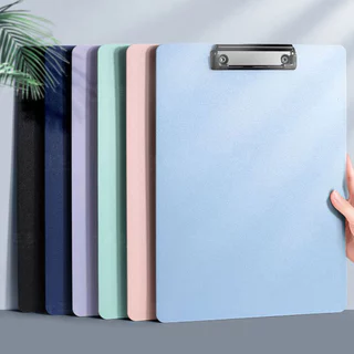 Tábua de Escrita A4 Clip Morandi Color Folder Board Tábua de Escrita Estudante Tábua de Escrita Espessada Tábua de Escrita