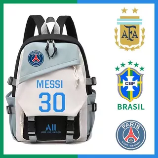 Paris Saint-Germain Manchester United Famosa Bolsa Escolar Periférica Messi Neymar No . 30 10 Estudantes Do Ensino Fundamental E Médio Masculino Feminino