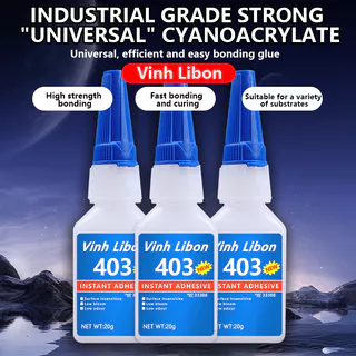 403 Cola de Alta Resistência Viscose Vidro Cerâmico Vidro Cerâmico Metal Ferro Borracha Acrílica Plástico Forte Secagem Rápida G
