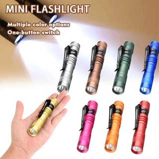 XIWANGFIRE Mini Lanterna Portátil Com Caneta LED Clipe De Bolso Ultra Uso De Bateria AAA Para Acampamento Ao Ar Livre Lâmpada De Emergência