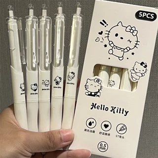 Anime cartoon cute Pergunta Pincel Prensa 0,5 Preto gel De Alto Valor Caneta
