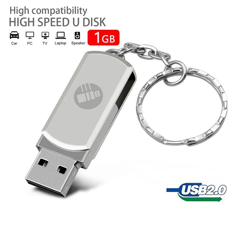 pen drive USB Rotativo Metálico À Prova D'água , 1GB 2.0 , Adequado ...