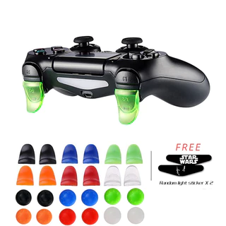 Botões Dobrados L2 R2 Kit Extensor De Acionamento Para PlayStation 4 PS4/PS4 Slim Pro Game Controller Acessórios