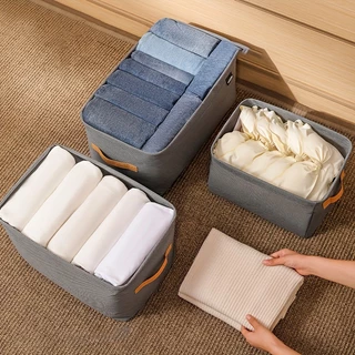 Cesta de armazenamento de calças Cesta de armazenamento de calças Anel de aço dobrável Caixa de armazenamento de roupas íntimas Caixa de armazenamento de roupas íntimas Caixa de brinquedos