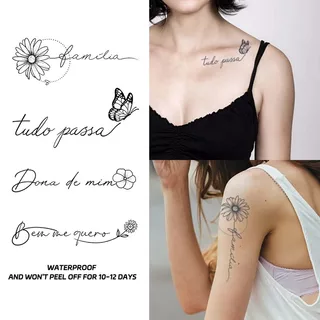 Adesivo de tatuagem semipermanente à prova d