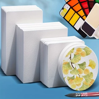 50 Unid Papel Aquarela Cor de Água 300GSM DIY Cartão de Agradecimento, Festas, Convites, Aniversário em Oferta na Shopee