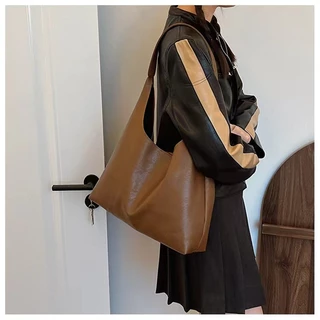Ladies Saco de Ombro com Grande Capacidade de Sentimento de Alta Capacidade Saco de Ombro com Ombro de Tote Moda Retro