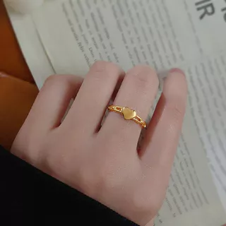 Aço inoxidável amor ametista corrente de ouro moda feminina jóias simples