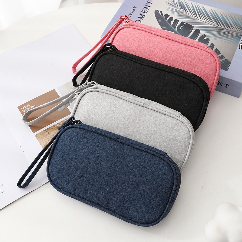 3C de Dados Carregador de Telefone Móvel Bolsa Portátil para Armazenamento Banco de Energia Fone de Ouvido