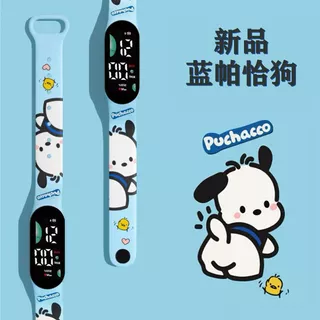 Novo Relógio Eletrônico Pacha Dog Cartoon Relógio Eletrônico para Alunos da Escola Primária Crianças Bonitas Desenho animado Impressão de LED Relógio Esportivo