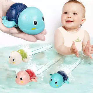 Brinquedos De Banho Para Bebês Tartaruga Piscina Clássica Praia De Baleia Relógio De Corrente Água Crianças