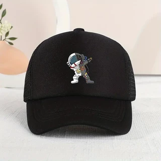 1PC Boné De Baseball Para Crianças De Malha De Astronauta , Respirável Sunshade Meninos