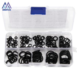 Kit de substituições de anéis de vedação Nbr 150 unidades Od 4Mm-20Mm Cs 1-1.5-1.9-2.4Mm Mdq035-067-068