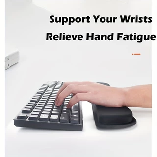 Descanso Para Pulsos De Teclado , Almofada De E Kit Mouse Apoio Espuma De Tecido Macio Jogos ,