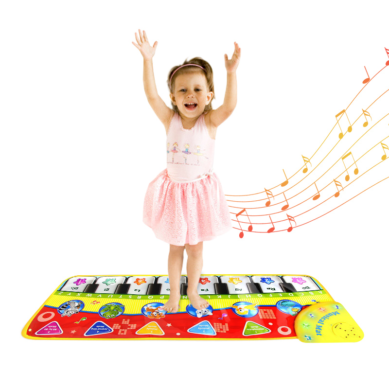 Bebê Piano Esteiras Música Tapete Toque Jogar Jogo Musical Brinquedos ...