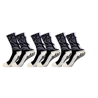 3 Pares De Meias De Futebol Adesivas Antiderrapantes E Esportivas Com Camuflagem floral Escura