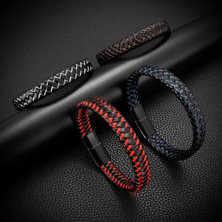 Pulseira Masculina/Fashion Leather Domineering Party Jewelry Acessórios
