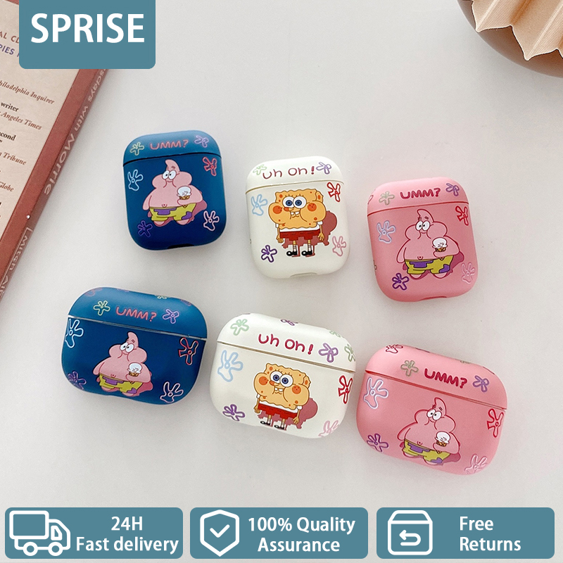 SPRISE Cartoon Padrão De silicone AirPods Pro Case Ins Para Capa Protetora