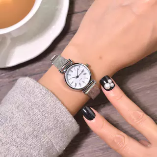Popular Europa E Estados Unidos Relógio De Pulseira Redonda Simples Retrô Da Moda