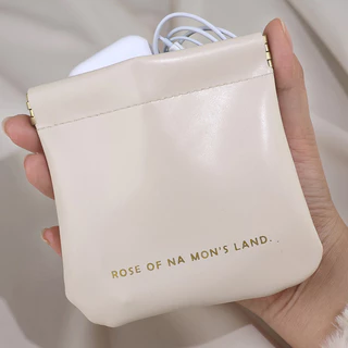 Shrapnel Light Luxury Key Change Data Cable Storage Bag Saco Portátil Mini Travel Saco Portátil para Batom Saco Portátil para Armazenamento de Cosméticos